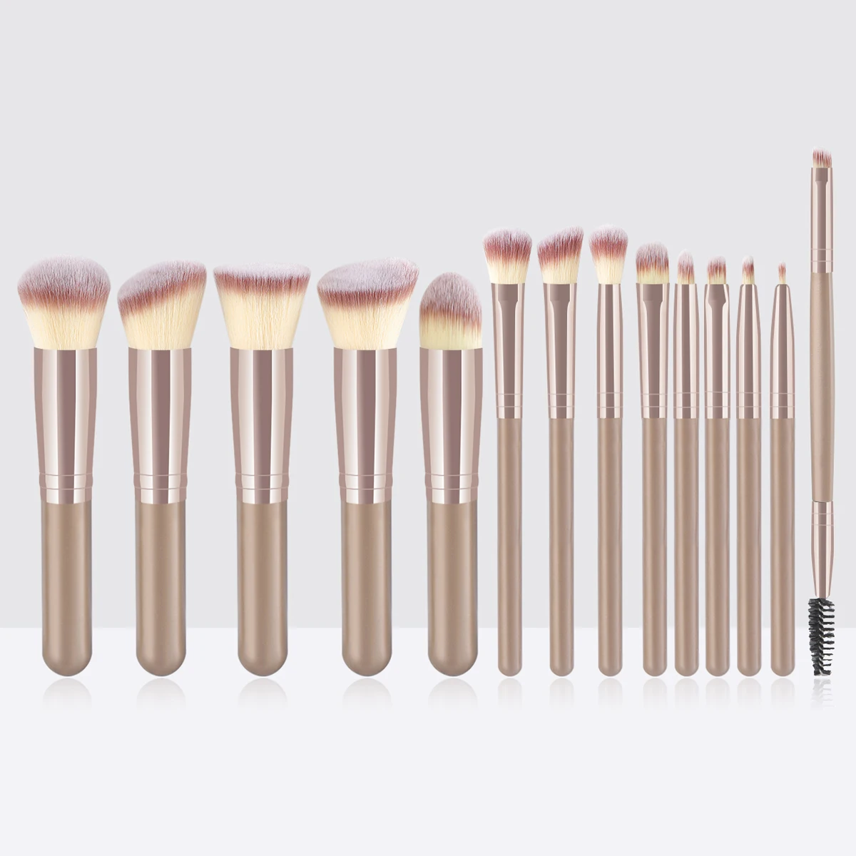 2024 Best Seller High Quality 14 Pcs Makeup Brush Set Free Samples Makeup Brushes Private label nylon glitter Brushes