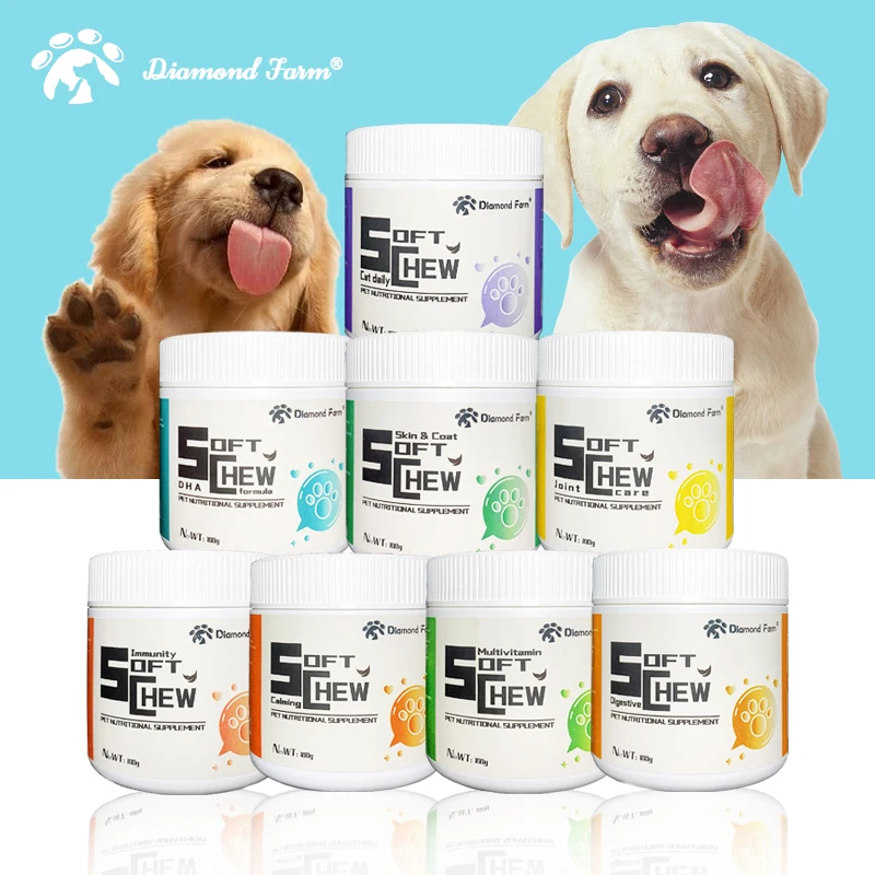 OEM/ODM Rewarding Treat Pet Functional Soft Chews Dog Supplement