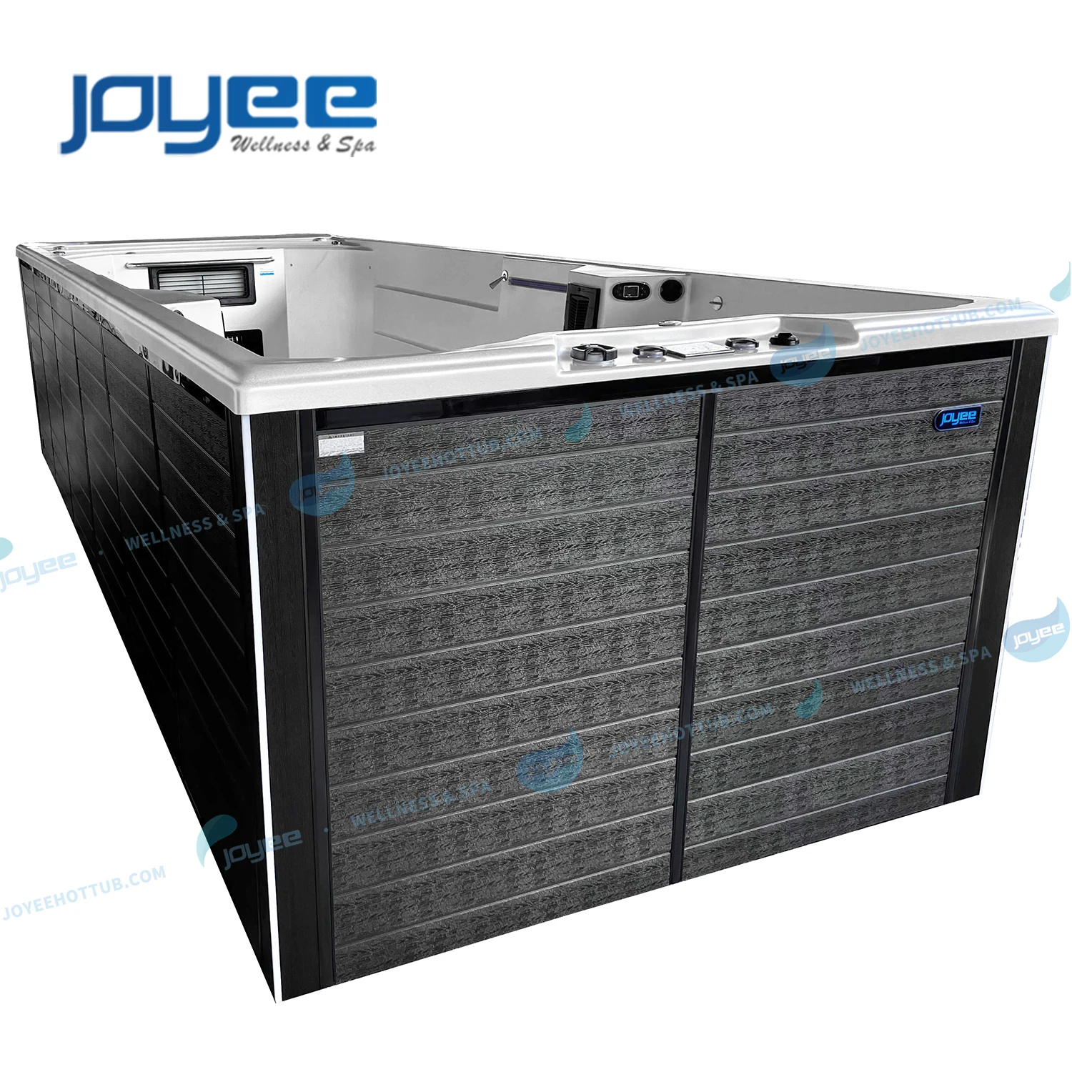 JOYEE fiberglass acrylic aboveground family Rectangular Wholesale Cheap Price hottub outdoor spa endless pool swim spa for sale