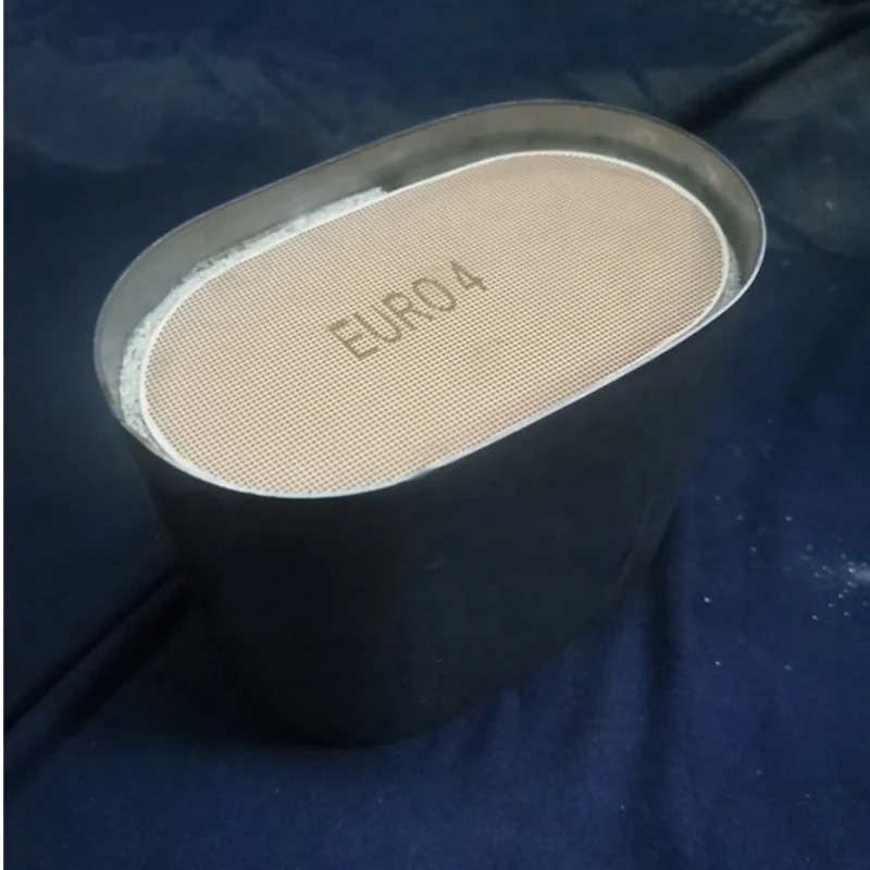 Универсальный каталитический конвертер, керамический сотовый катализатор euro 4 с металлическим корпусом 400 cpsi 155*91*120 мм, Индивидуальный размер