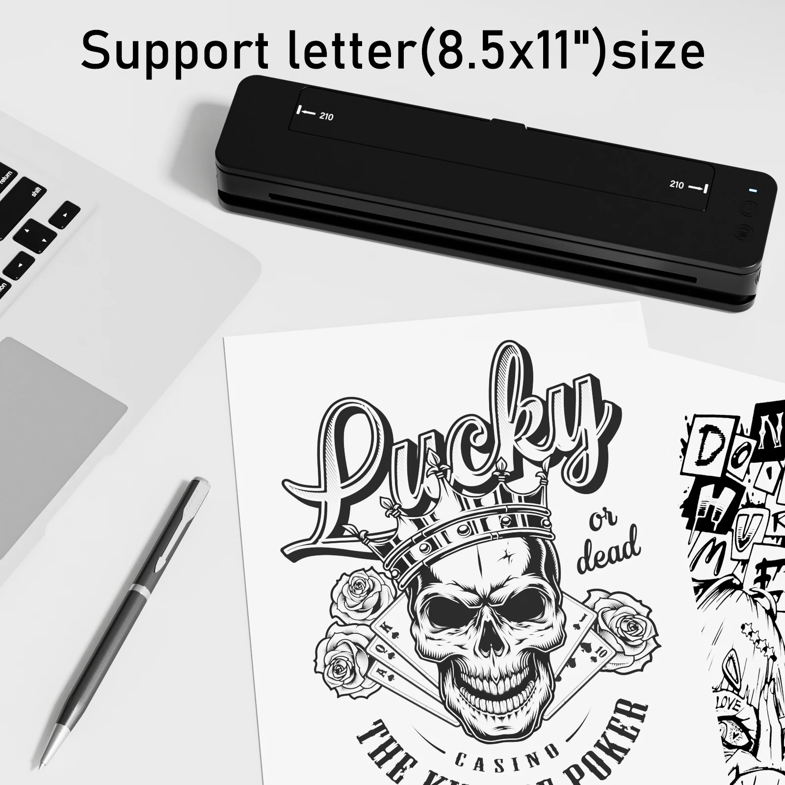 2024 Latest Models  Tattoo Printer Tattoo Transfer Machine Bluetooth App Control A4 Tattoo Stencil Printer for Studio