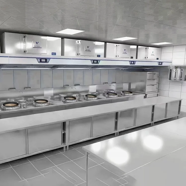 Jingping Commercial Kitchen High Quality ESP No Pipes Range Hood