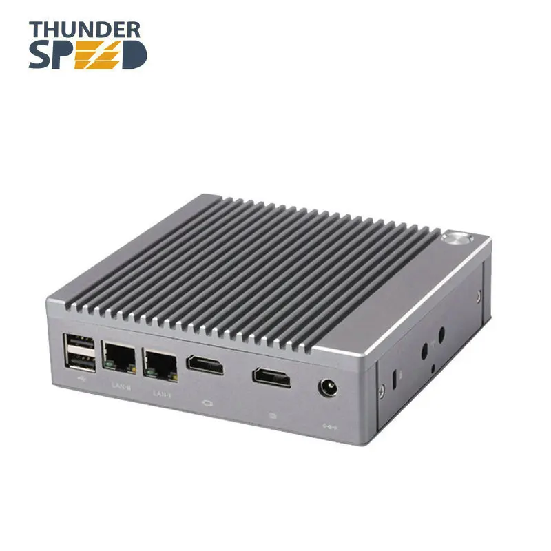 
 Безвентиляторный мини-ПК Celeron N2940 Barebone Nuc компьютер Win10 Pro, Linux, HTPC, VGA HD-MI Wi-Fi 2 Gigabit Lan  