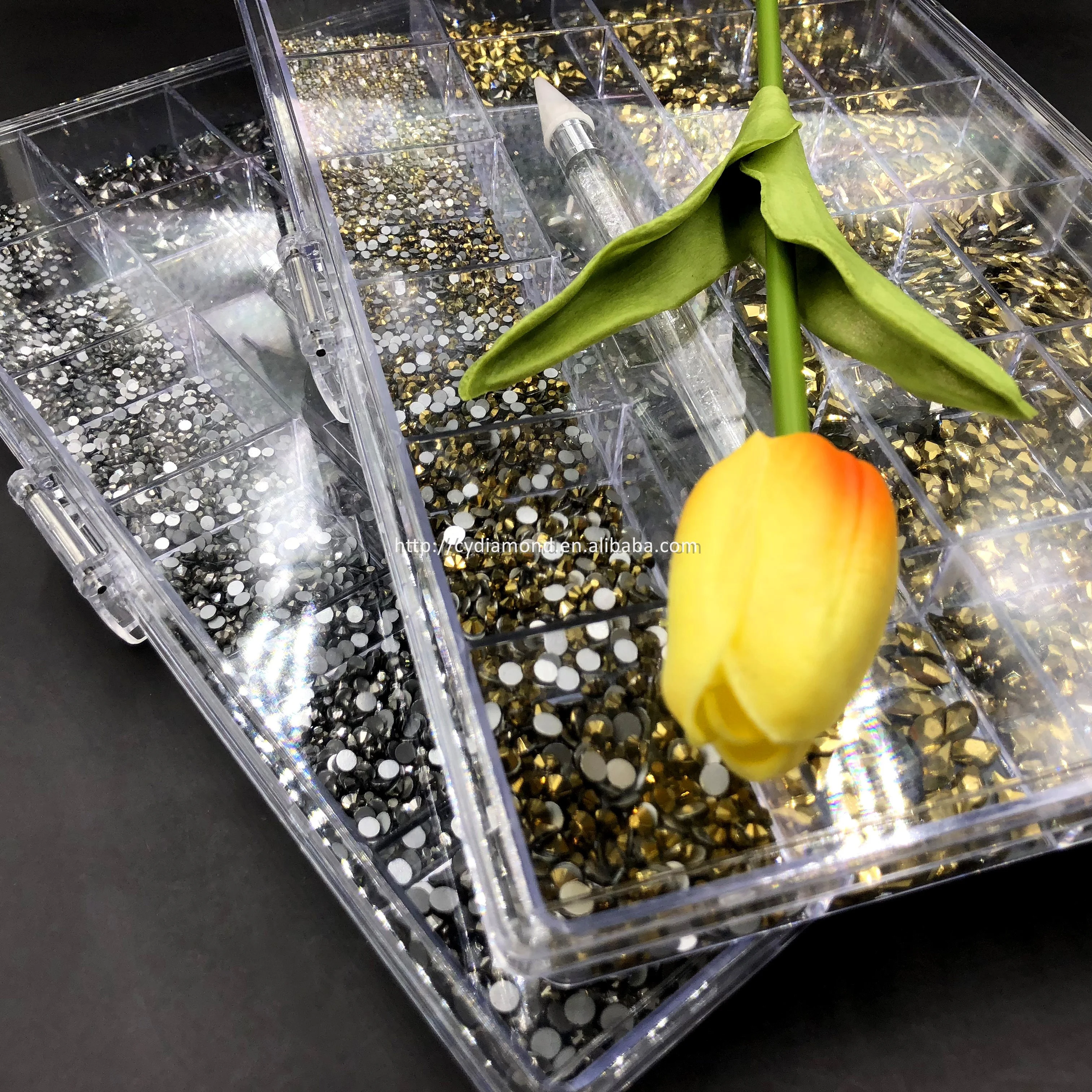 Nail Crystal Stones Colorful Flames Wholesale Rhinestone Non Bulk High Quality Rhinestones Shape