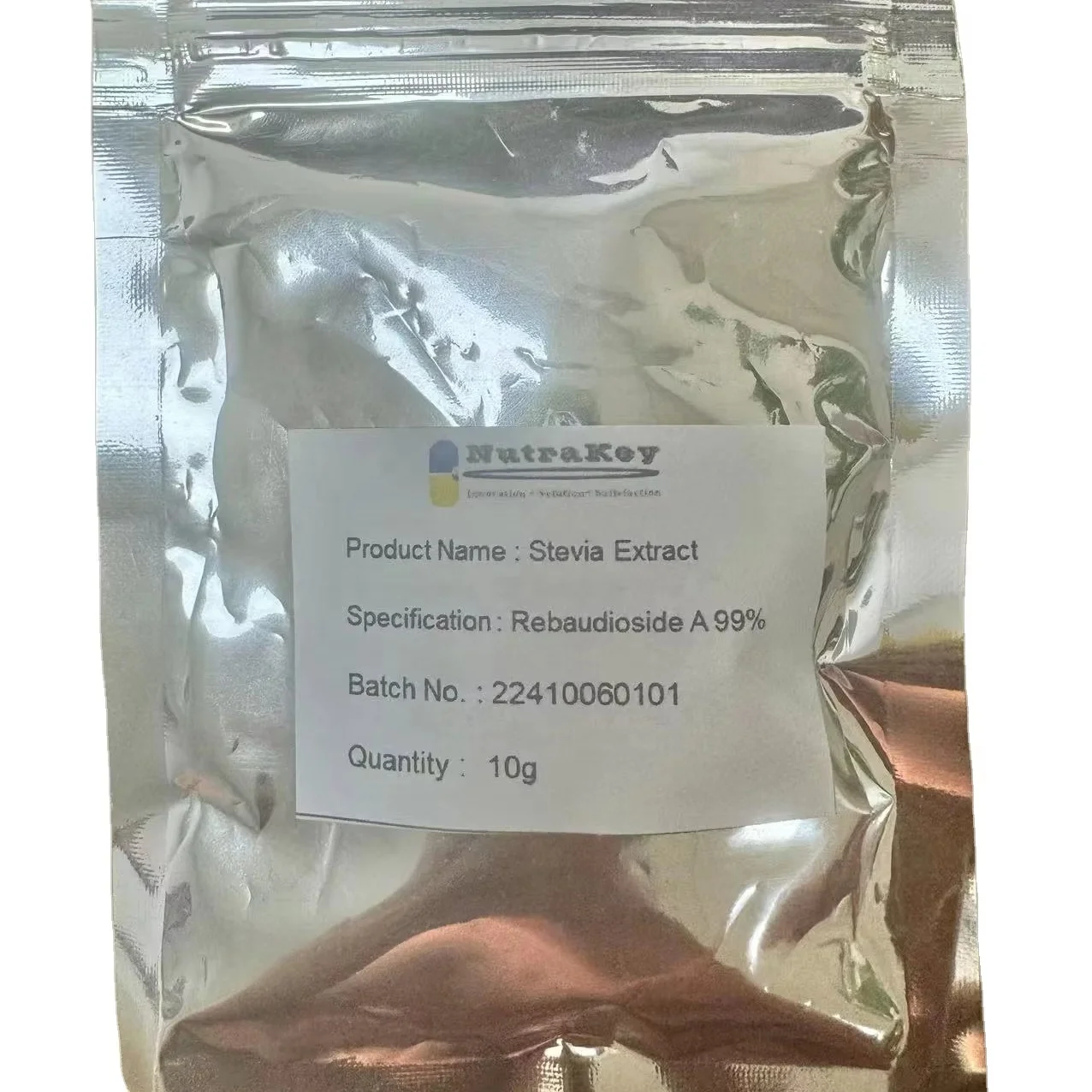 Sample Stevia Sweetener Reb A. 99% Fine Powder Plant Extract Natural Sweetener Low Bitter good Taste