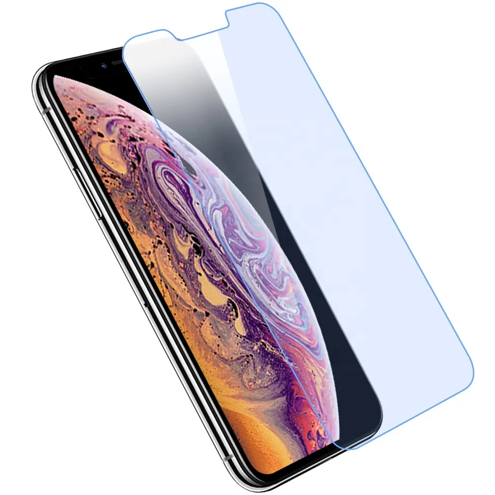 For iphone 12 pro Max 11Pro Max/XS XR Xs Max 8/7/6  Anti blue light Anti UV Eyes Care cell phoneTempered glass screen protector