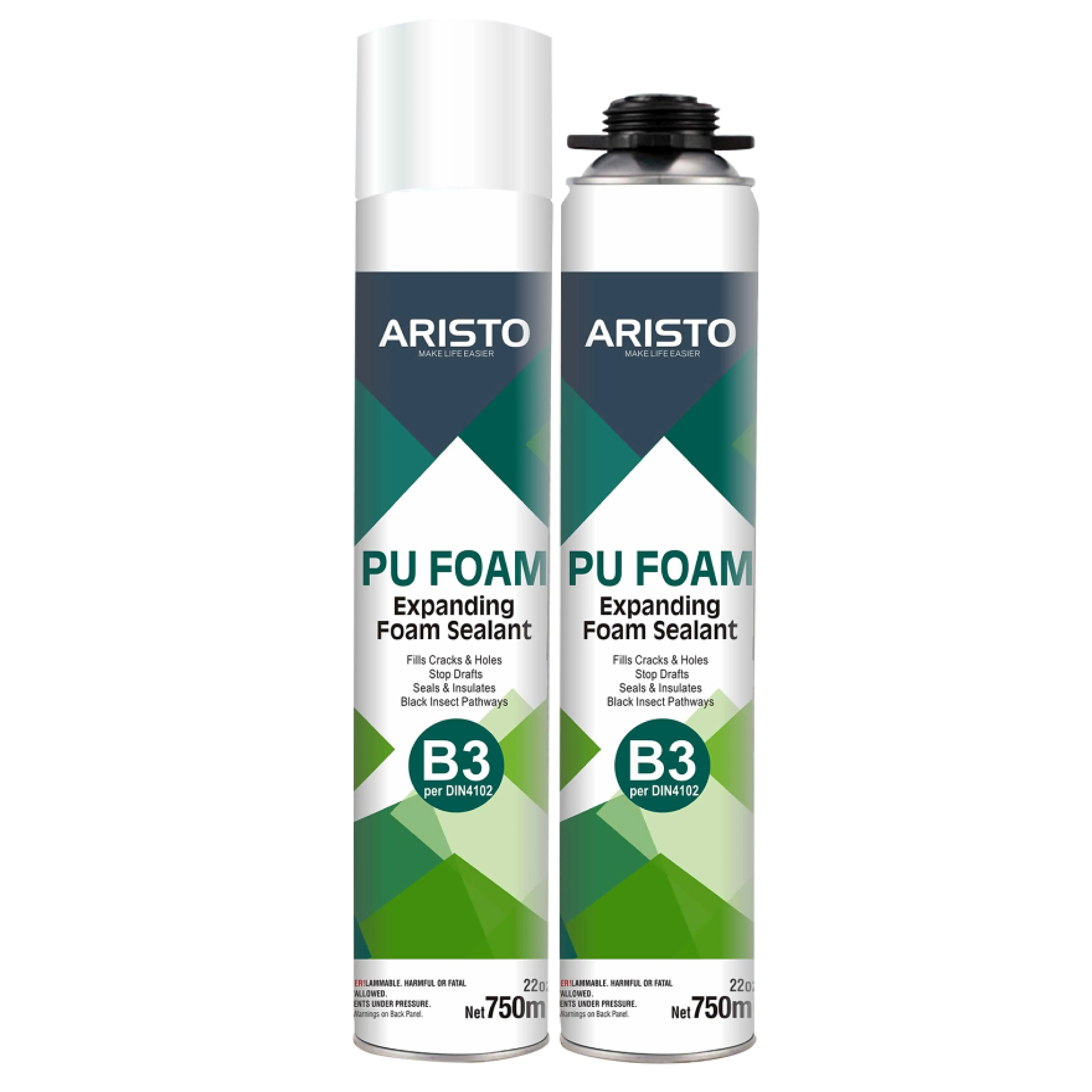 500ml, 750ml B3 PU Foam, One-Component Construction Expanding Foam Sealant