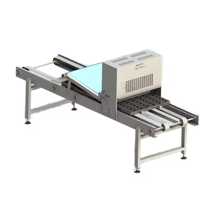 Wanlisonic Commercial Automatic Cheese Slicer Ultrasonic Bread Cutting Machine for Bakery Tray