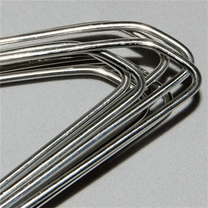 High Quality 16 inch 2.2 mm silver galvanized thick wire hanger use for laundry cleaning