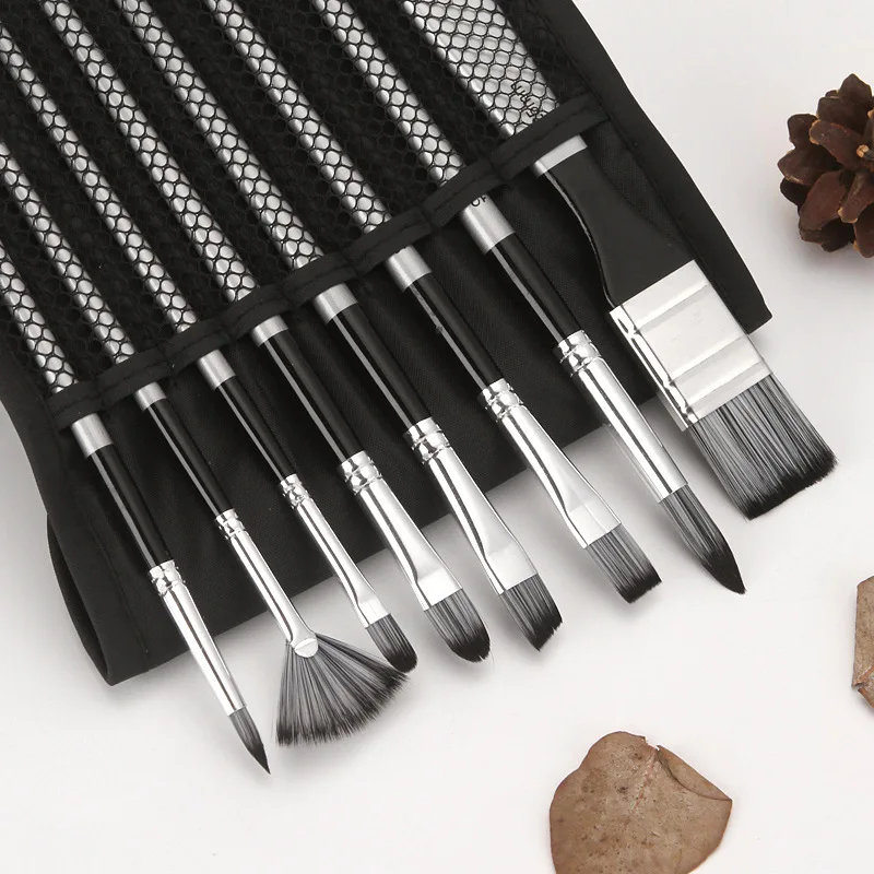 Manufacturer supplies paint brushes set student art class painting paint brushes