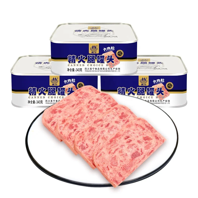 Selling Well High Quality Choice Ham Canned Luncheon Meat For Sale