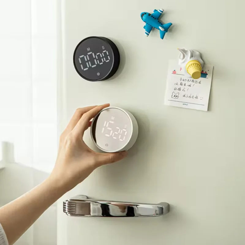 SHIMOYAMA Simple Designed White Magnetic Digital Electronic Kitchen Cooking Timer For Home