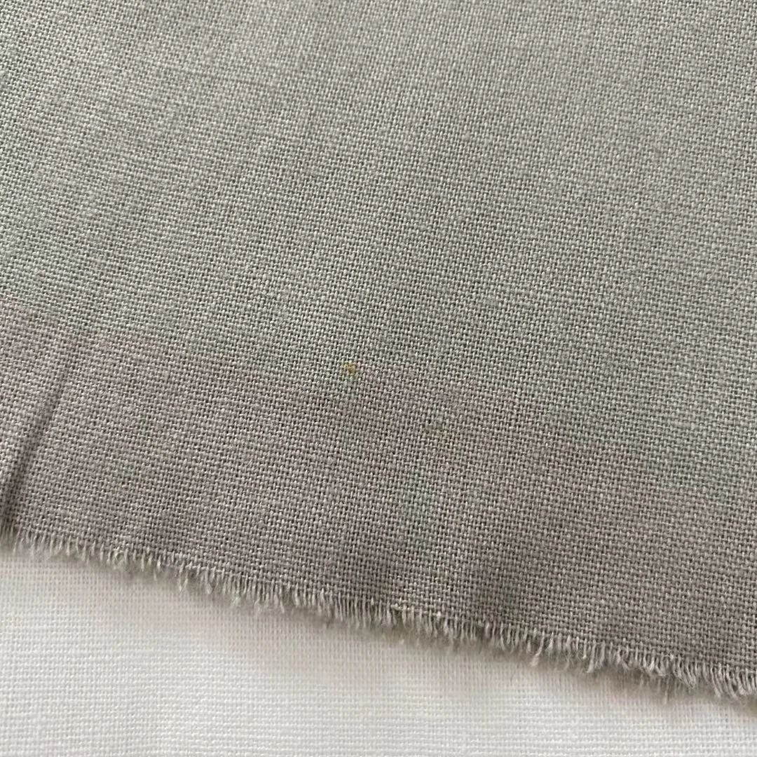 
30%Linen 70%Cotton Fabric, C12XLC11 with greige stock , customized dyed color & printed acceptable 