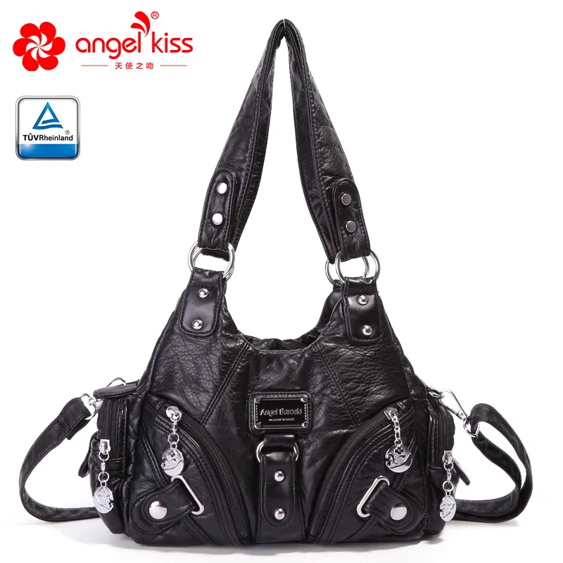 Angel Kiss Leather Tote Bags Ladies Handbags Shoulder Bags Women Bags Handbags  For Women