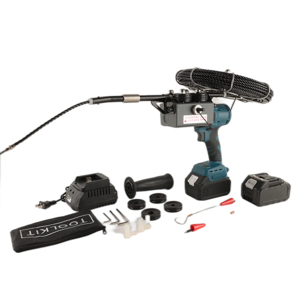 Wholesale Price Durable Lithium Battery Threading Cordless Power Electric Pipe Threader Stringing Machine
