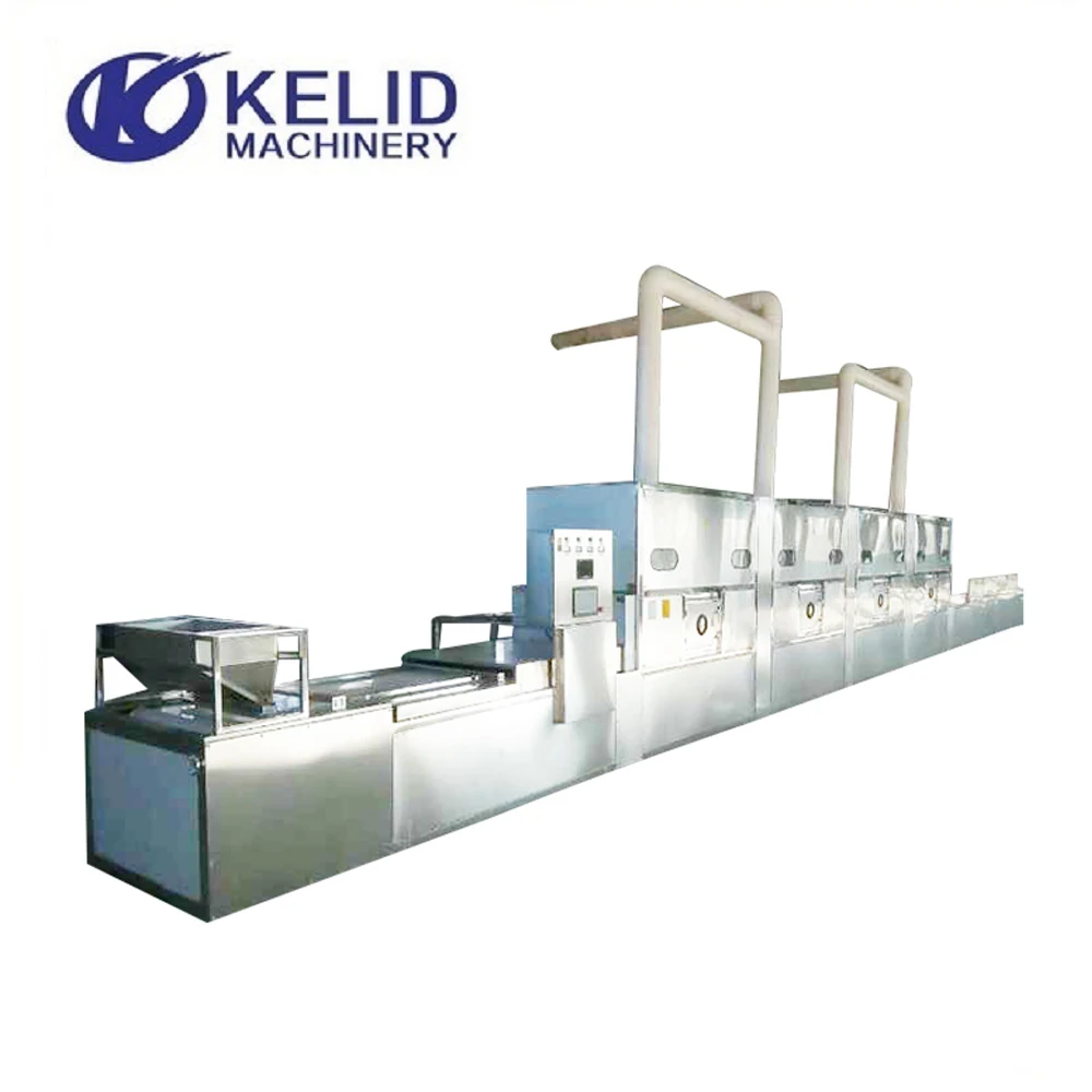 Промышленная сушильная машина для насекомых, туннель для микроволновой печи BSFL, сушильная машина для черных солдат и личинок