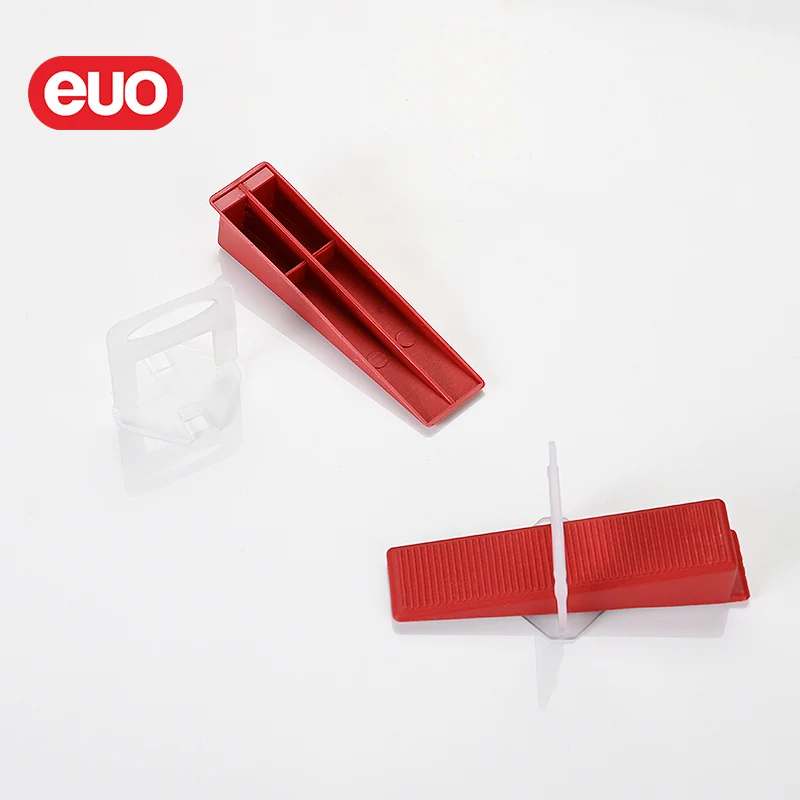 euo retail tile leveling system custom plastic wedge tile spacers