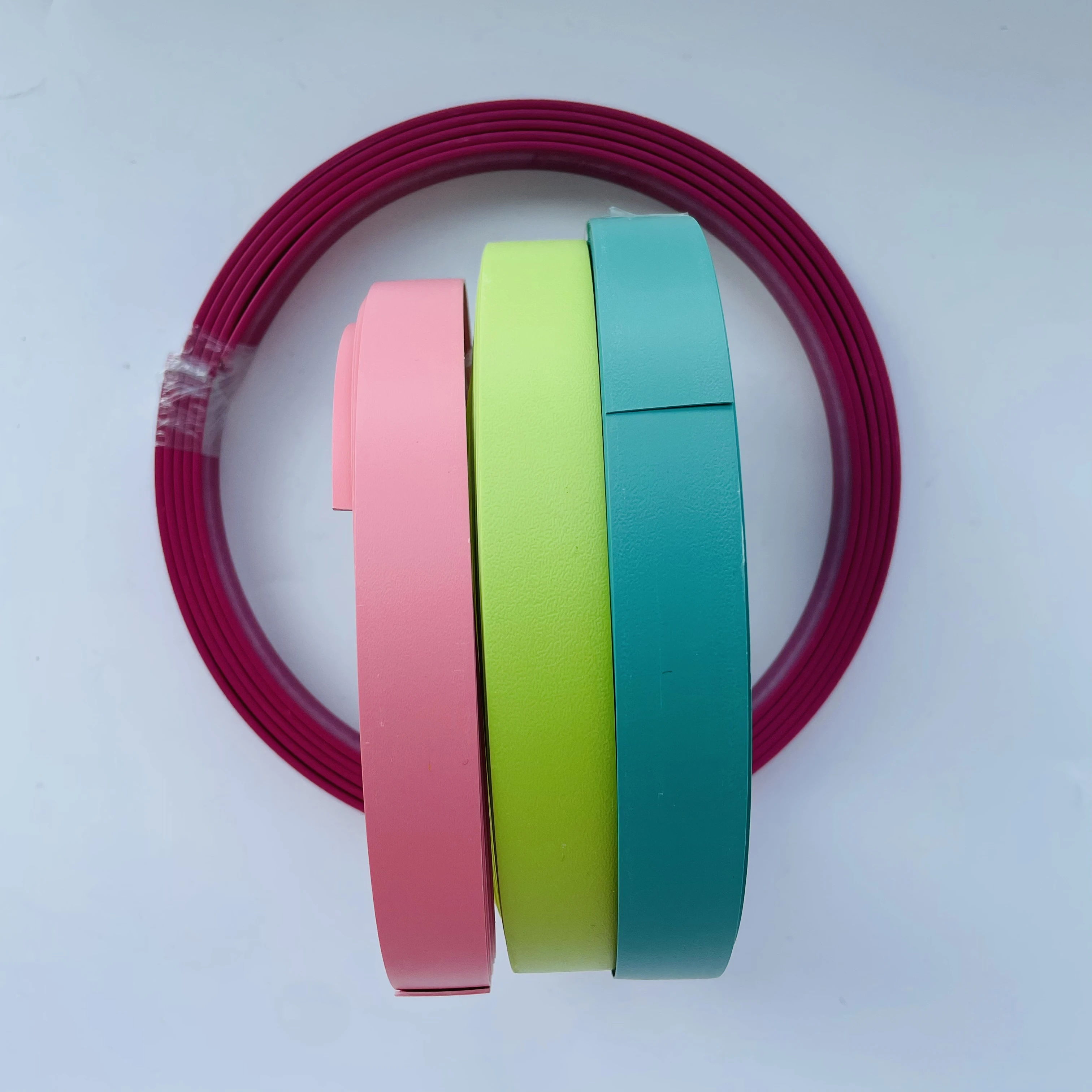 Colorful PVC edge banding ABS edge rolls for cabinet panels from China manufacture