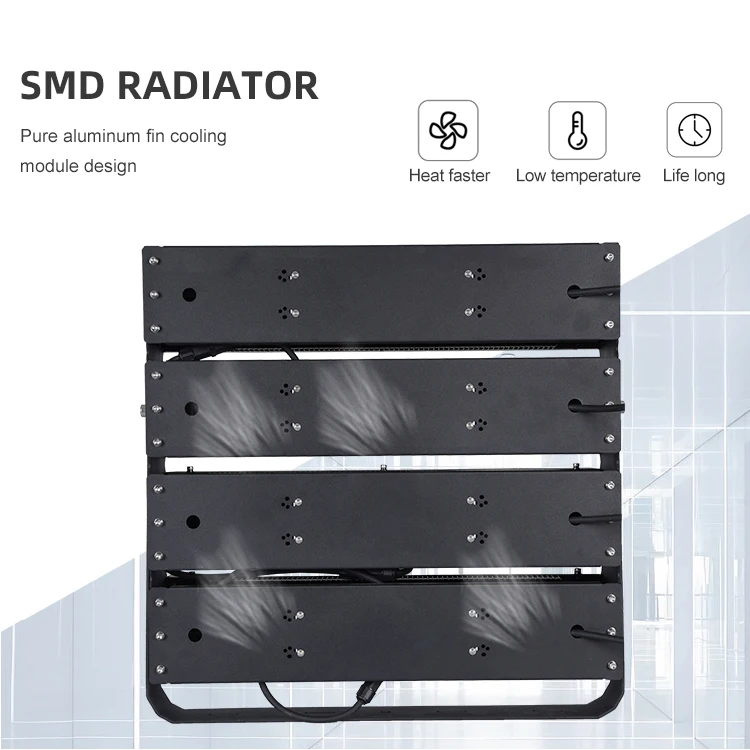 Лидер продаж алюминиевая водонепроницаемая наружная стойка Smd Ip65 240 Вт 480 720 960 светодиодная