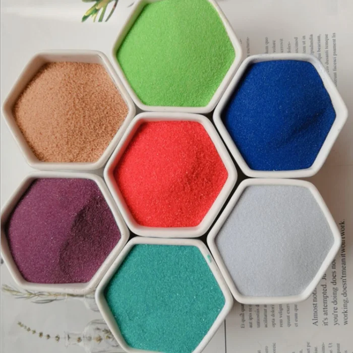 Лучшее качество, супер натуральный строительный цветной песок