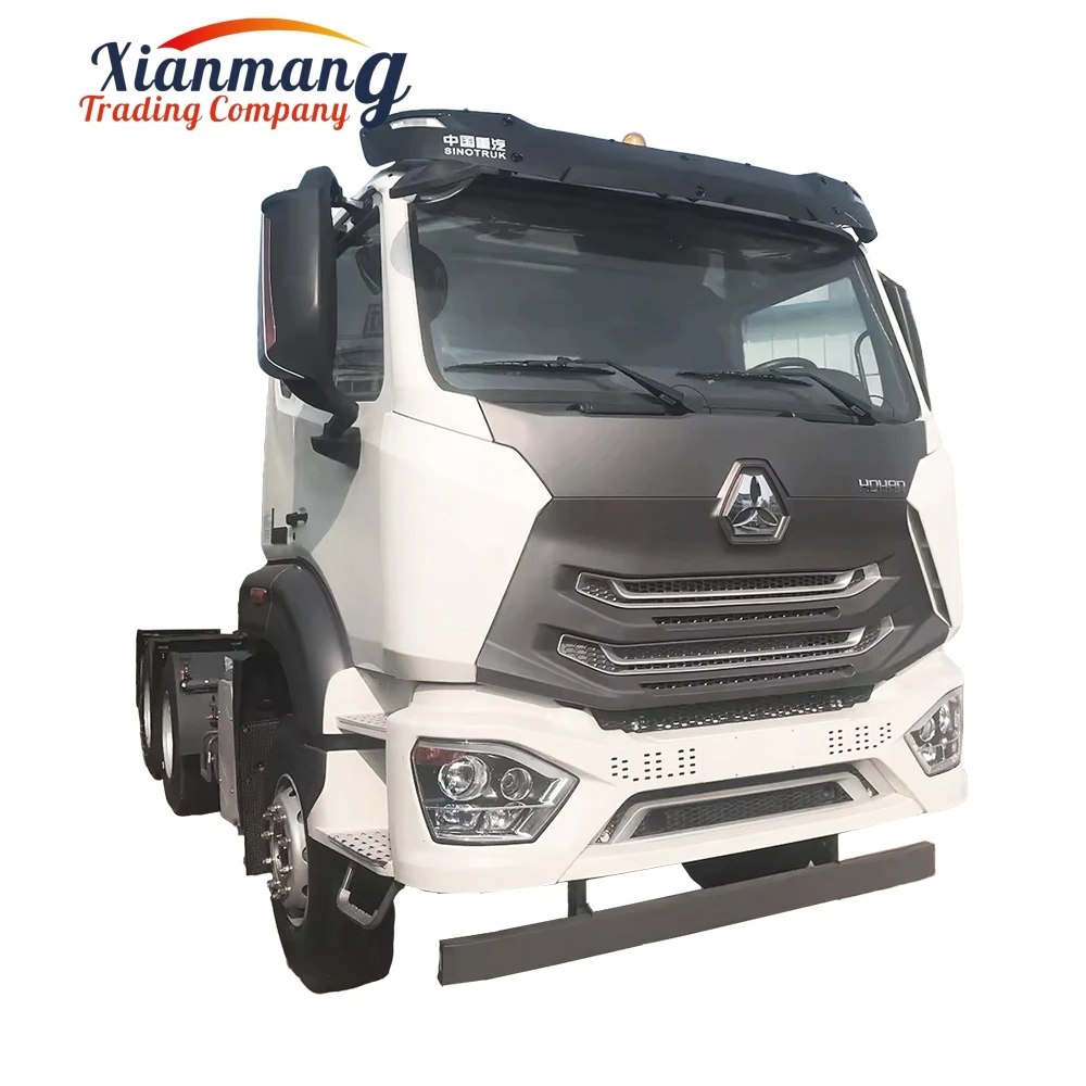 Sinotruk Hohan 371 380 400 HP Tractor Truck Head 10 Wheel Howo Tow Trailer Truck