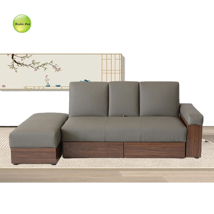 Sofa Cum Bed Save Place Factory Price Modern Design Living Room Furniture Sofa Bed With Storage Box
