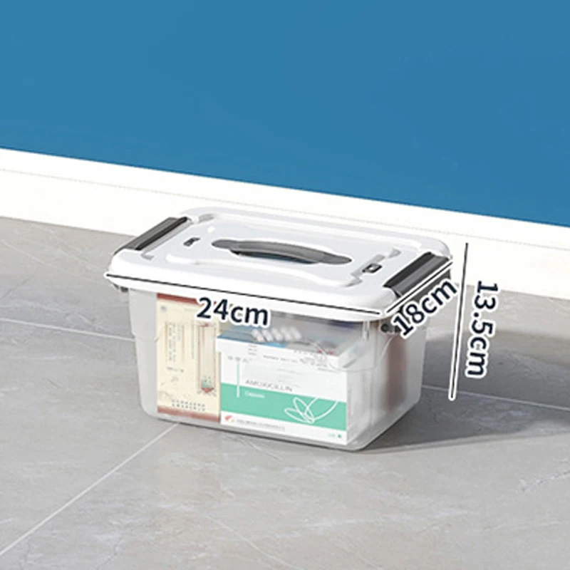 Hot Sale 2l Multifunction Modern Rectangle Plastic Storage Box With Lid Small Home Toys Sundries Storage Container For Kids