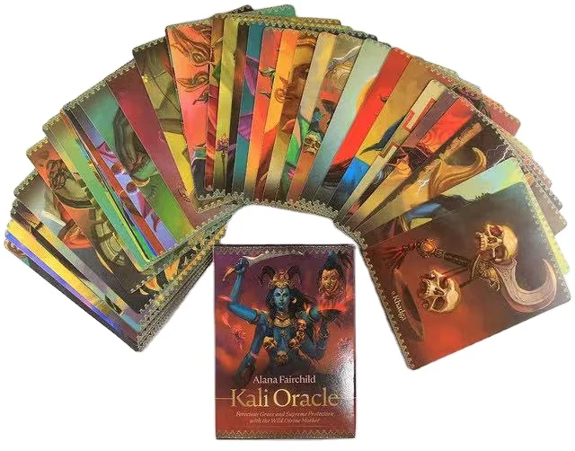 Factory Tarot Cards With Guidebook Custom Printing Cheap Tarot Oracle Cards Kali Oracle Ferocious Divination Game