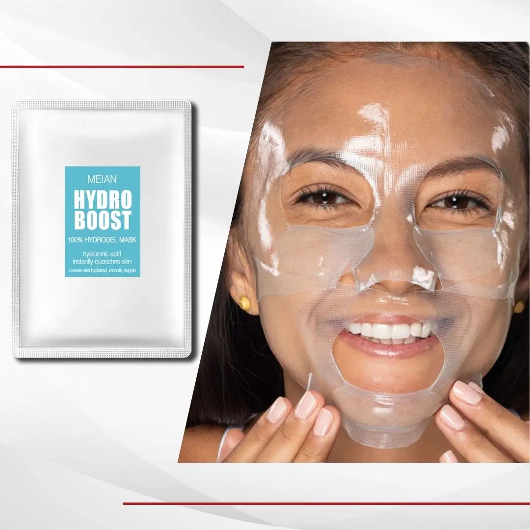 Moisturizing Hydro Boost Hydrating Face Mask 100% Hydrogel Face Mask for dry skin hyaluronic acid smooth jellymask