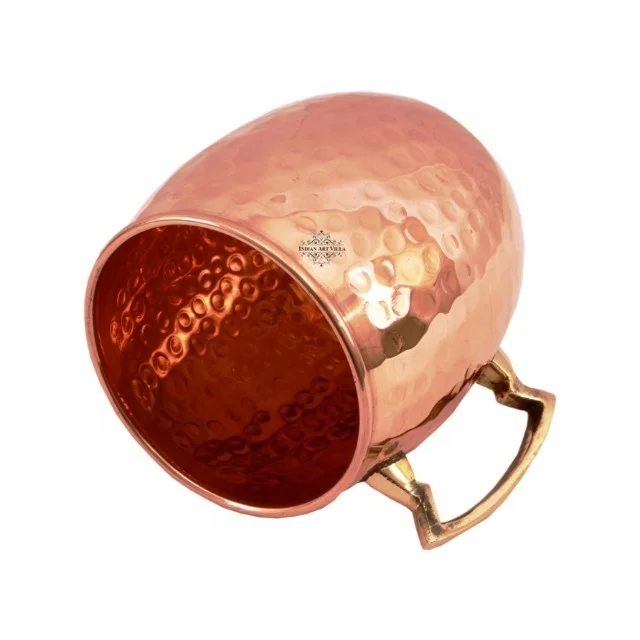 Custom High Quality Beer Mug With Handle At Offer Price Handmade High Quality Copper Product Manufacturing
