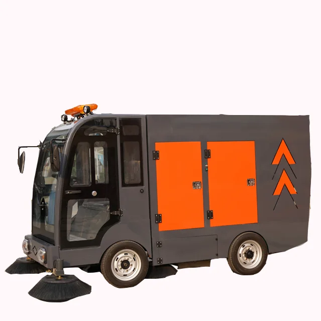Large Electric Road Sweeper Cleaning Machine Street street-sweeping