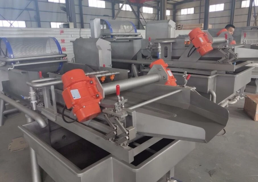 Industrial Air Bubble Vegetable Washing Processing Machine Seaweed Washing Machine