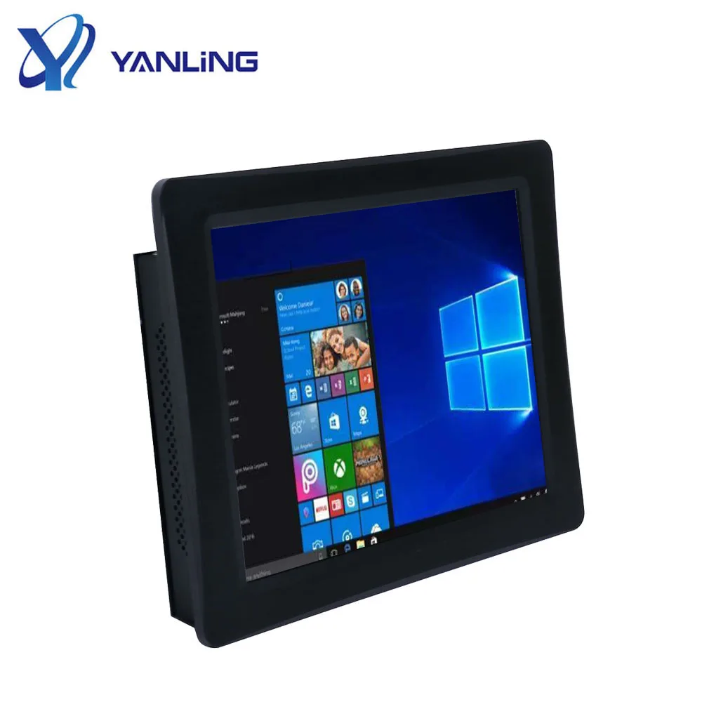 12 1 дюймовая панель сенсорного экрана ПК J1900 четырехъядерный промышленный компьютер AIO pc недорогие компьютеры с сенсорным экраном