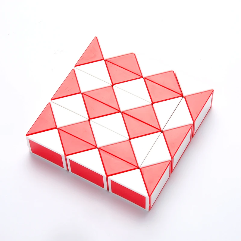 24 wedges large size Fidget Snake cube twist puzzle toys magic Sensory toys  Brain Teaser puzzle Games fidgets interactive toys