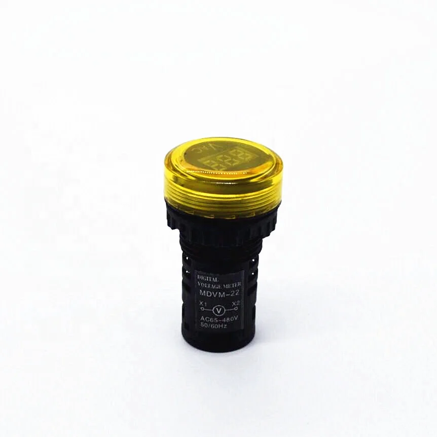 
Wenzhou supply red black white green voltage meter dial indicator light 