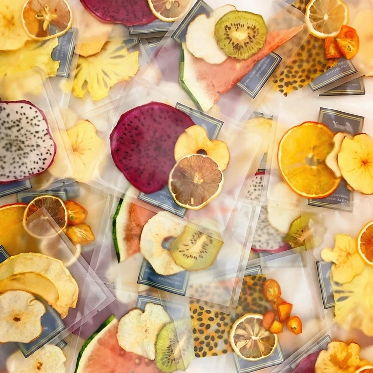 Натуральные сухие фрукты ручной работы, подарочные пакеты, смешанные сухофруктовые ломтики со вкусом Детокс-чая