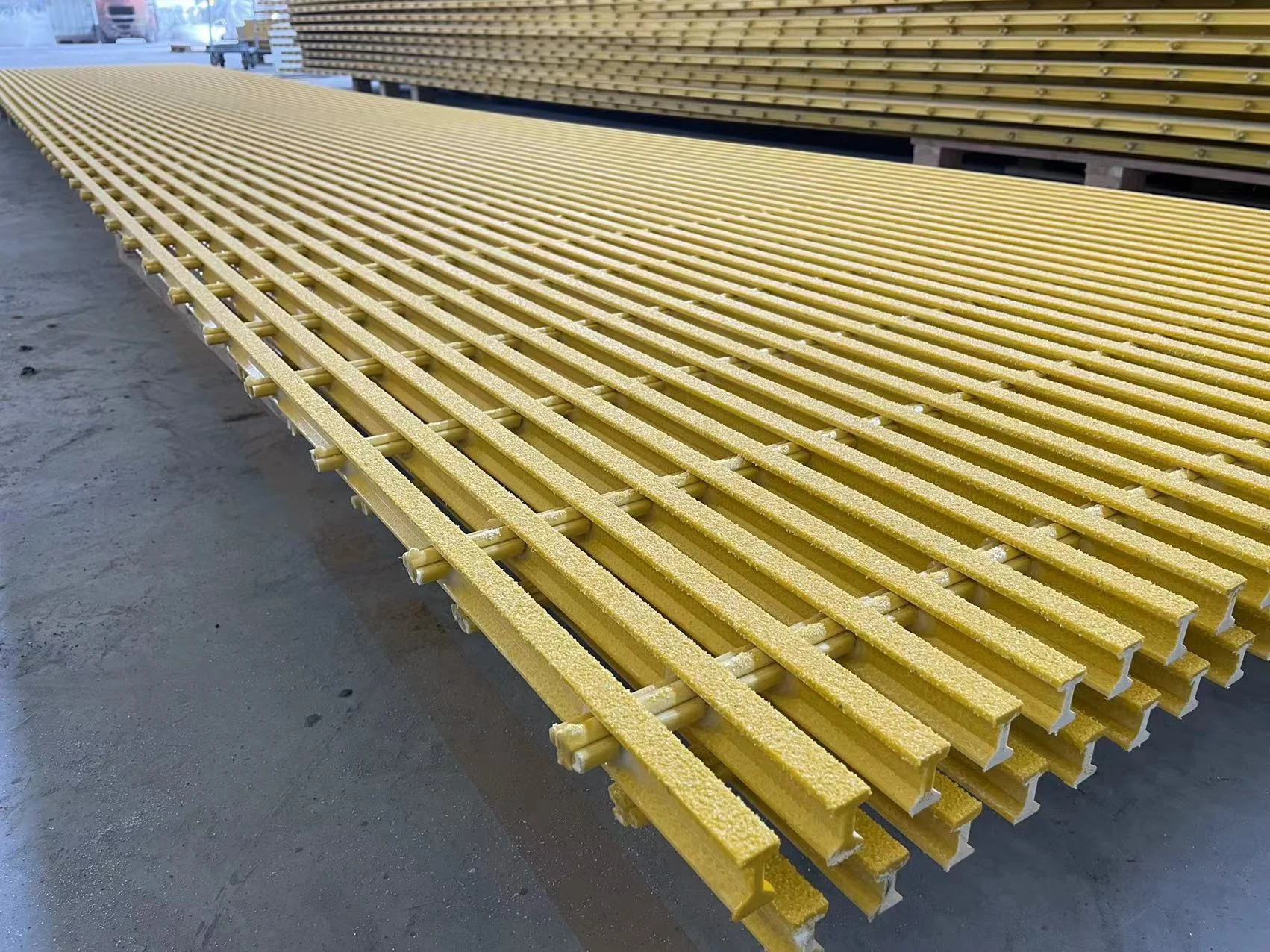 GRP Pultruded Gratings Glass Fiber Reinforced Polymer Gratings GRP Gratings