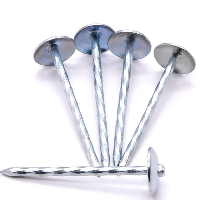 Manufacturers supply galvanized and polished corrugated nails  straight nail  umbrella head roofing nails