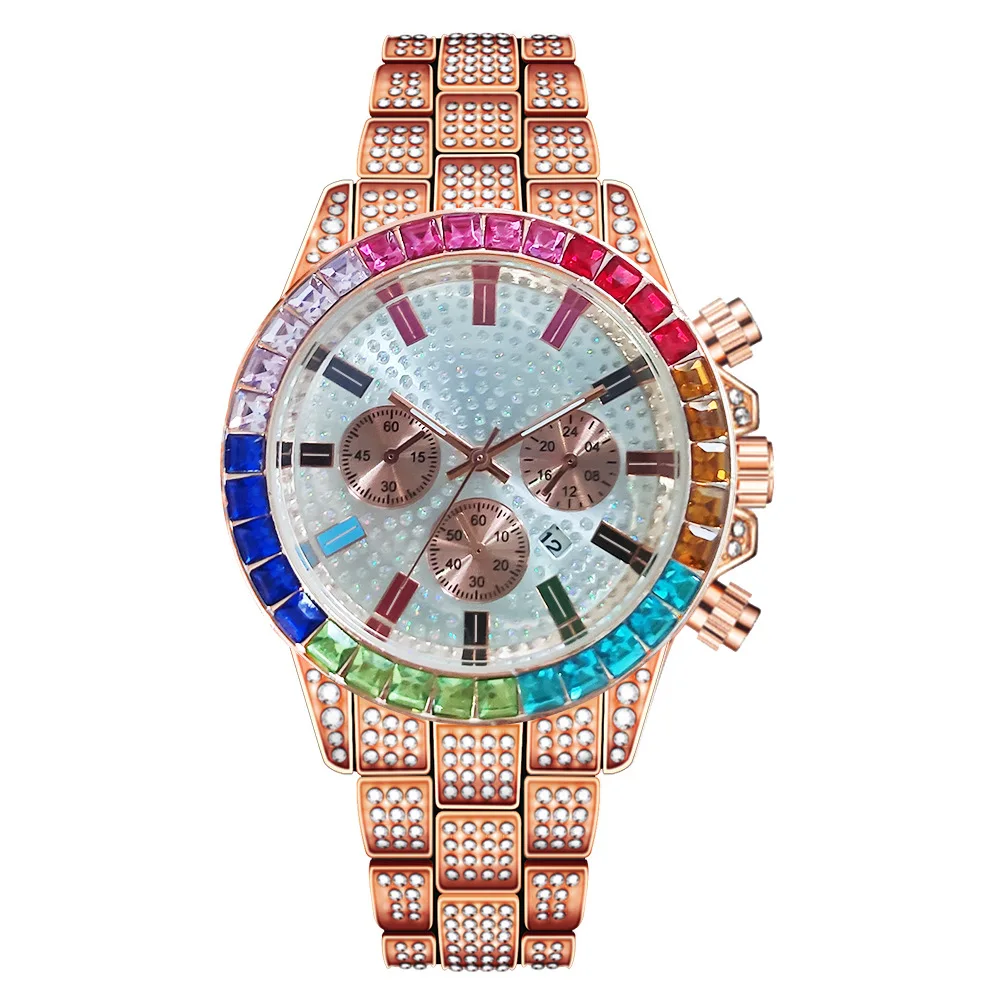 moissanite watch diamond luxury diamond digital earn money by watching video  ads watch jewelry