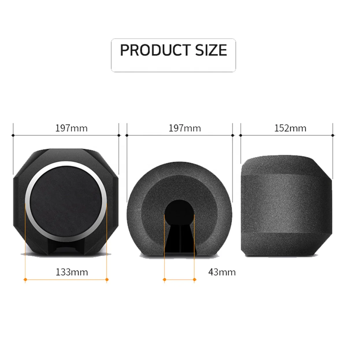 Professional Microphone vocal booth Soundproof Isolation Shield filter Acoustic Screen For Studio Recording
