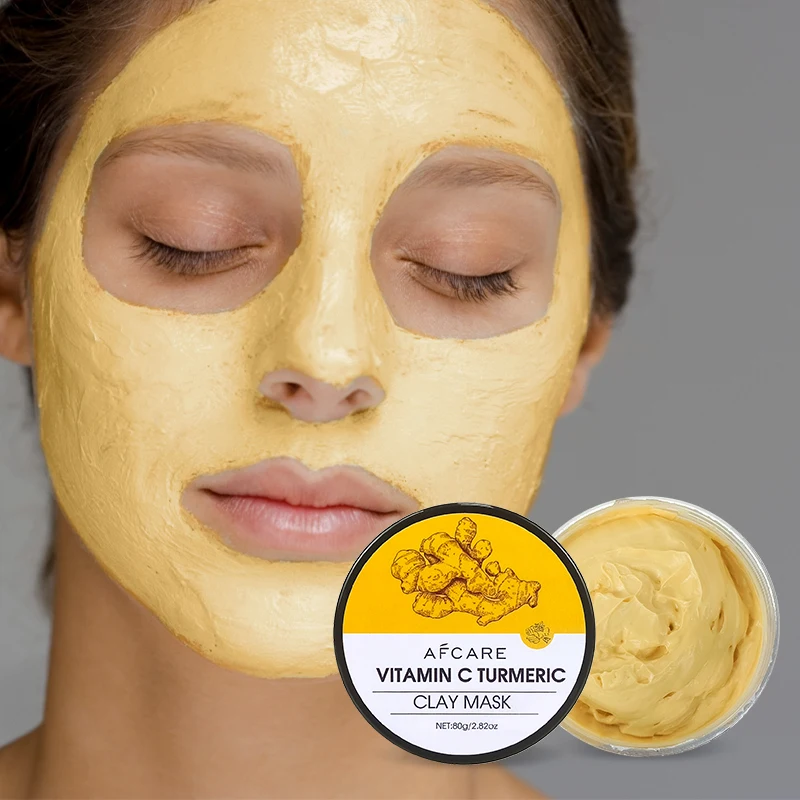 Deep Sea Magnetic Mud Mask Sulfate-free Smoothing & Anti-acne and Volcanic mud & Kaolin Tumeric Vitamin C Clay Mask Wholesale