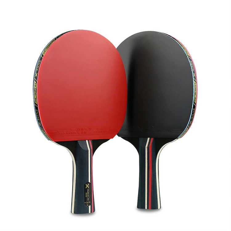 Professional Wood Table Tennis Racket Ping Pong Bat Set 3Balls Hot Sale Low Price Tennis Table Racket Suitable For Beginners