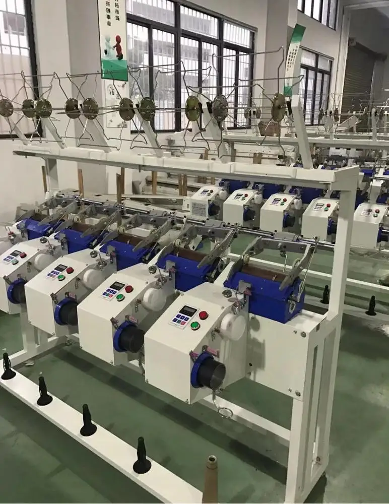 High Quality hank to cone winding machine GH018-L High Speed Fully Drawn Yarn Thread Winding Machine