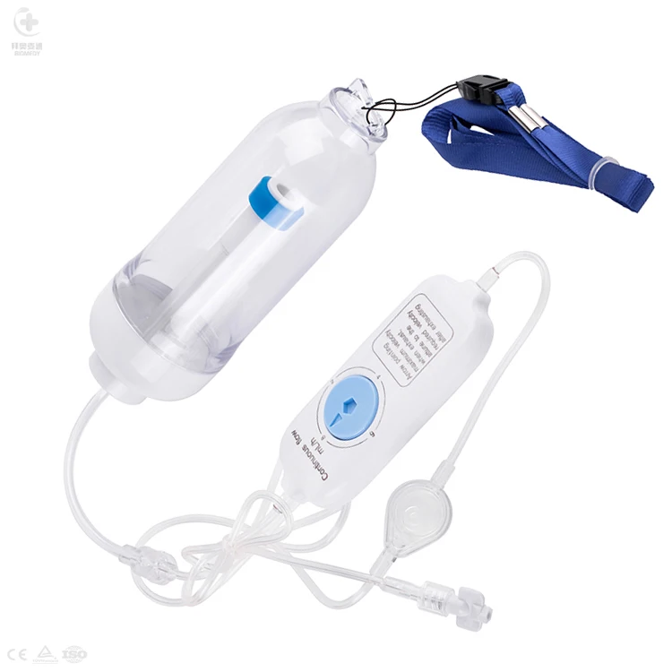 medical hospital supplies portable vacuum soft universal IV infusion syringe pump set analgesic CE ISO