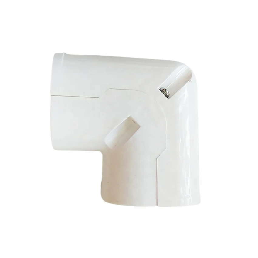 90 degree outside elbow mini split ac line cover component decoration air conditioner duct pipe