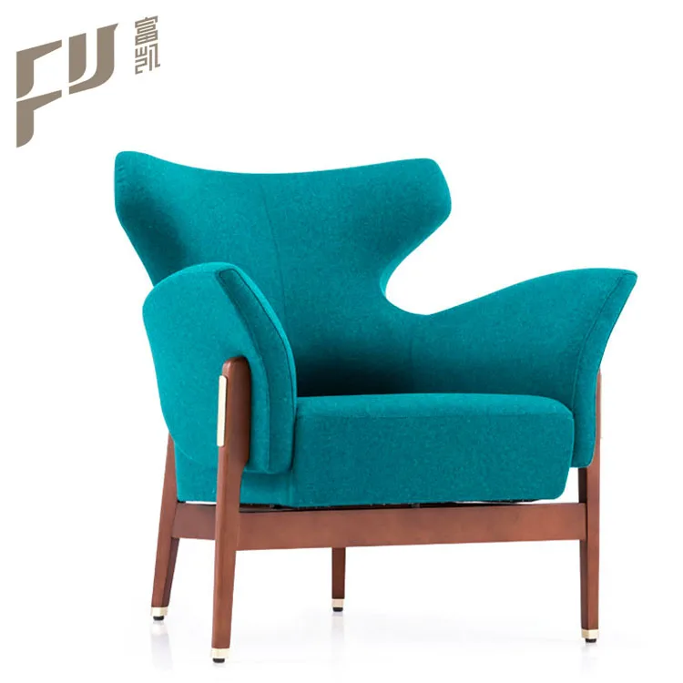 restaurant hotel room lounge sofa chairs wood frame