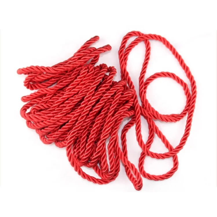 Hot Selling High Quality 10M Satin Silk Rope Bdsm Couple Sexy Body Binding Bondage Rope Adult