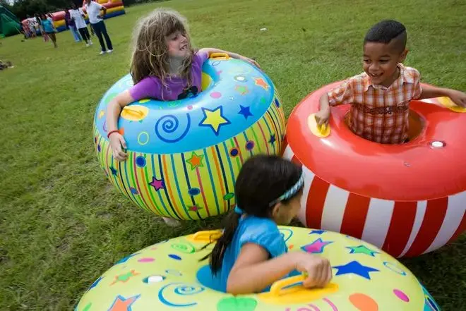 Inflatable Body Boppers Belly Bumpers Inflatable Body Boppers Set Inflatable Set of 2 Kids Outdoor Body Bumpers Play Toy