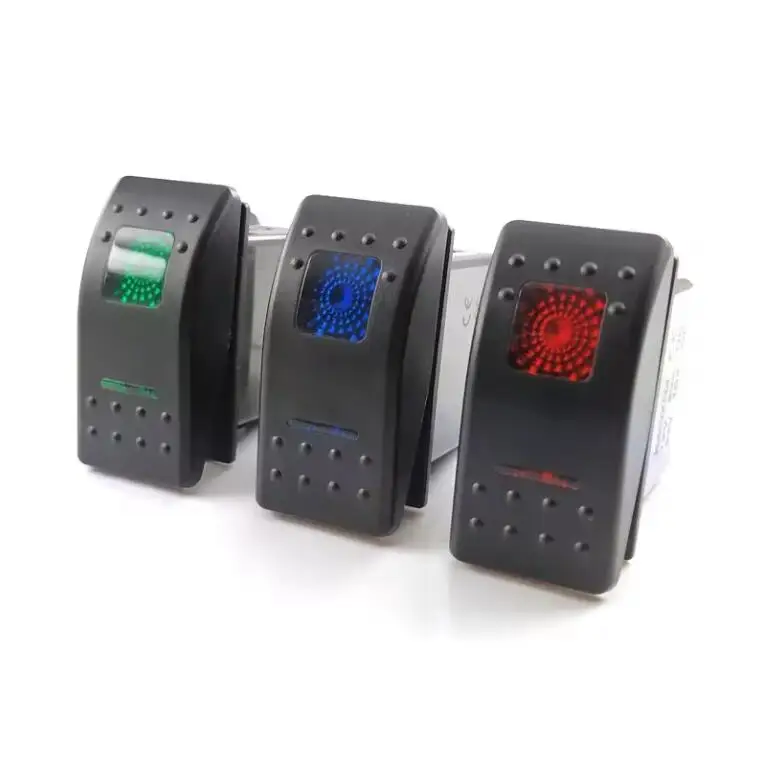 Водонепроницаемые морские лодочные коромысловые переключатели 20a 12 В 5 контактов качажные для автомобилей лодок караванов Карлинг