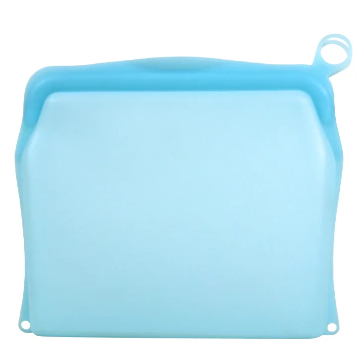 500ml / 1000ml / 1500ml BPA Free Food Grade Silicone Bag Food Storage Reusable Food Storage Bags
